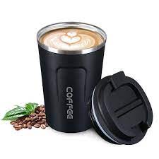 Stainless Steel Coffee Cup With Temperature Display